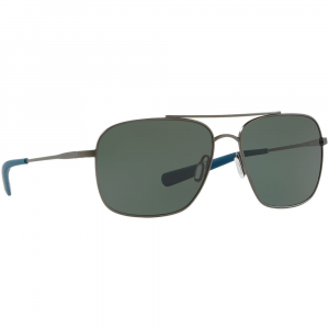 Costa Del Mar Costa Canaveral Brushed Gray Frame Sunglasses w/Gray 580G Lenses 06S6002-60021459