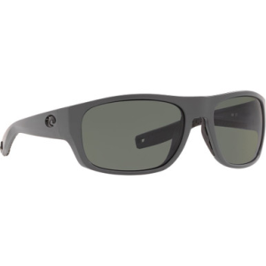 Costa Del Mar Costa Tico Matte Gray Frame Sunglasses w/ Gray 580G Lenses TCO-98-OGGLP