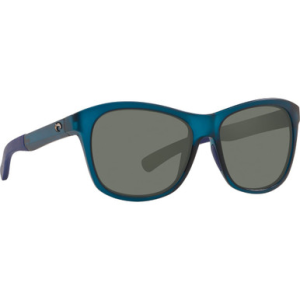 Costa Del Mar Costa Vela Ocearch Matte Deep Teal Crystal Sunglasses w/ Gray 580G Lenses VLA-276OC-OGGLP