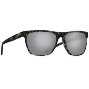 Costa Del Mar Costa Apalach Shiny Black Kelp Frame Sunglasses w/ Gray Silver Mirror 580G Lenses APA-223-OSGGLP