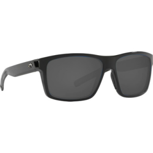 Costa Del Mar Costa Slack Tide Shiny Black Frame Sunglasses w/ Gray 580G Lenses SLT-11-OGGLP