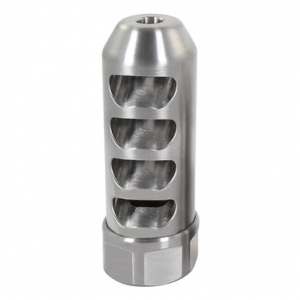APA Gen II Fat Bastard Muzzle Brake M18x1 30 Cal Stainless Steel As New, UA2625