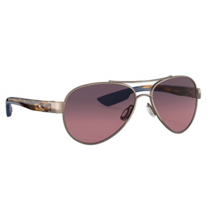 Costa Del Mar Costa Loreto Golden Pearl Frame Sunglasses w/Rose Gradient 580G Lenses 06S4006-40063556