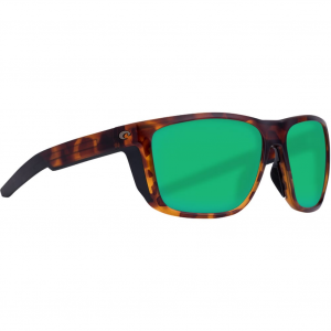 Costa Del Mar Costa Ferg Matte Tortoise Sunglasses w/Green Mirror 580P Lenses 06S9002-90020359 in Green Mirror 580G