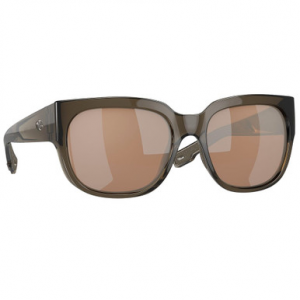 Costa Del Mar Costa Waterwoman Taupe Frame Sunglasses w/Copper Silver Mirror 580G Lenses 06S9019-90192255