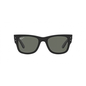 Ray-Ban Mega Wayfarer Glasses Black Green Polar
