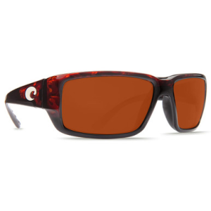 Costa Del Mar Costa Fantail Tortoise Frame Sunglasses w/ Copper 580G Lenses TF-10-OCGLP