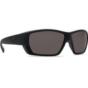 Costa Del Mar Costa Tuna Alley Blackout Frame Sunglasses w/ Gray 580G Lenses TA-01-OGGLP
