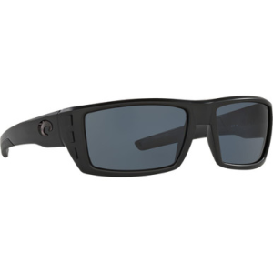 Costa Del Mar Costa Rafael Blackout Frame Sunglasses w/ Gray 580G Lenses RFL-01-OGGLP