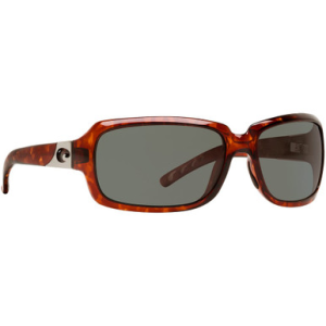 Costa Del Mar Costa Isabela Tortoise Frame Sunglasses w/ Gray 580G Lenses IB-10-OGGLP