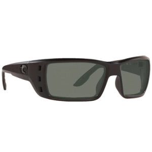 Costa Del Mar Costa Permit Blackout Frame Sunglasses w/ Gray 580G Lenses PT-01-OGGLP