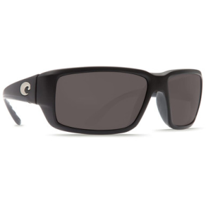 Costa Del Mar Costa Fantail Matte Black Global Fit Frame Sunglasses w/ Gray 580G Lenses TF-11GF-OGGLP