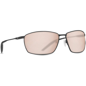 Costa Del Mar Costa Turret Matte Black Sunglasses w/ Copper Silver Mirror 580P Lenses TRT-11-OSCP
