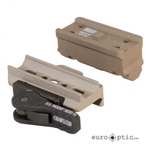American Defense Manufacturing ADM Aimpoint AD-B2-T1 STD Lever FDE Mount w/ SOCOM Riser AD-B2-T1-SOCOMSTDFDE