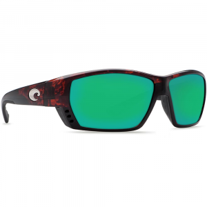 Costa Del Mar Costa Tuna Alley Tortoise Frame Sunglasses w/Green Mirror C-Mate 2.50 Lenses 06S7008-00020662