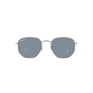 Ray-Ban Hexagonal Silver Polar Blue