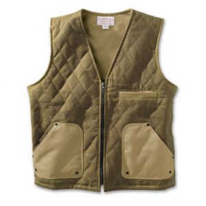 Filson SM Tan Queets Quilted Vest FIL-10188-TN, S