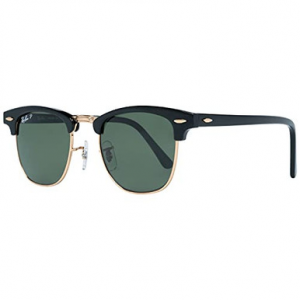 Ray-Ban Clubmaster Black G-15 Green Polar