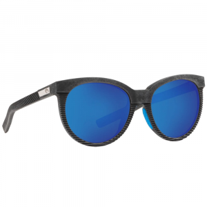 Costa Del Mar Costa Untangled Victoria Net Gray w/Blue Rubber Sunglasses w/Blue Mirror 580G Lenses 06S9031-90310156
