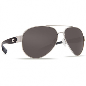 Costa Del Mar Costa South Point Palladium Frame Sunglasses w/ Gray 580P C-Mate 1.50 Lenses SO-21-OGP-1.50