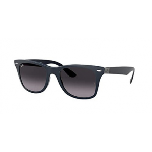 Ray-Ban Wayfarer Glasses Liteforce Matte Blue Light Grey Gradient Dark Grey ORB63318G52