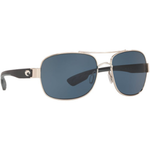 Costa Del Mar Costa Cocos Palladium Frame Sunglasses w/Gray 580P Lenses 06S4011-40110459
