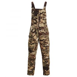 Under Armour Whitetail Rut Windproof Bib UA Forest All Season Camo/Black XXL 1378818-994008 in Ua Forest All-Season Camo