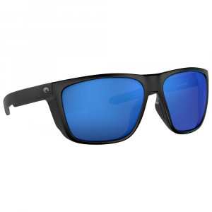 Costa Del Mar Costa Ferg XL Matte Black Sunglasses w/Gray 580P Lenses 06S9012-90120762 in Blue Mirror 580P