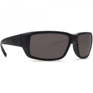 Costa Del Mar Costa Fantail Blackout Frame Sunglasses w/Green Mirror 580P Lenses 06S9006-90061159 in Gray 580P
