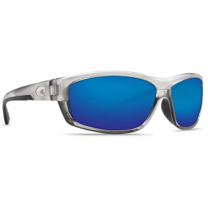 Costa Del Mar Costa Saltbreak Silver Frame Sunglasses w/Blue Mirror 580P Lenses 06S9020-90201065 in Blue Mirror 580G