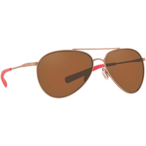 Costa Del Mar Costa Piper Satin Rose Gold Frame Sunglasses w/ Copper 580P Lenses PIP-184-OCP