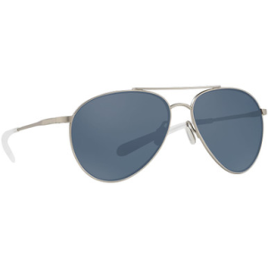Costa Del Mar Costa Piper Velvet Silver Frame Sunglasses w/ Gray 580P Lenses PIP-183-OGP
