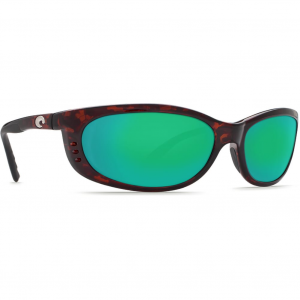 Costa Del Mar Costa Fathom Tortoise Frame Sunglasses w/Green Mirror 580G Lenses 06S9058-90580961