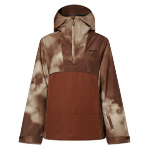 Oakley Holly Brown Clouds Print Anorak Jacket XS FOA500124-9WQ-XS