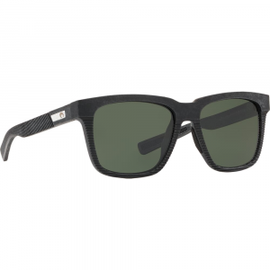 Costa Del Mar Costa Untangled Pescador Net Gray w/Black Rubber Sunglasses w/Green Mirror 580G Lenses 06S9029-90290255 in Gray 580G