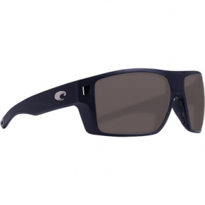 Costa Del Mar Costa Diego Matte Black Sunglasses w/Gray 580P Lenses 06S9034-90341262