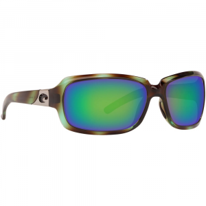 Costa Del Mar Costa Isabela Shiny Seagrass Frame Sunglasses w/Green Mirror 580P Lenses 06S9043-90430864