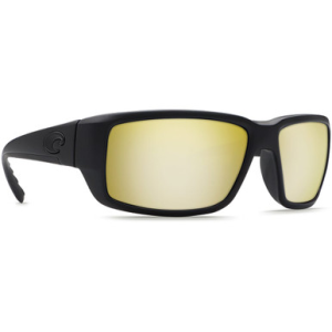 Costa Del Mar Costa Fantail Blackout Frame Sunglasses w/Sunrise Silver Mirror 580P Lenses 06S9006-90061359