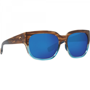 Costa Del Mar Costa Waterwoman II Shiny Wahoo Sunglasses w/Blue Mirror 580G Lenses 06S9004-90040358