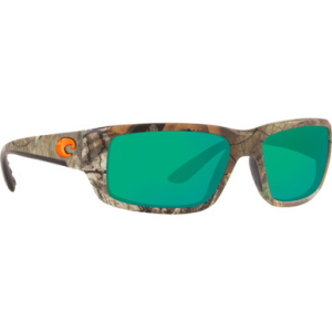Costa Del Mar Costa Fantail Realtree Xtra Camo Frame Sunglasses w/ Green Mirror 580P Lenses TF-69-OGMP