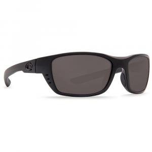 Costa Del Mar Costa Whitetip Blackout Frame Sunglasses w/Green Mirror 580G Lenses 06S9056-90561258 in Gray 580P