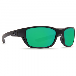 Costa Del Mar Costa Whitetip Blackout Frame Sunglasses w/Green Mirror 580G Lenses 06S9056-90561258