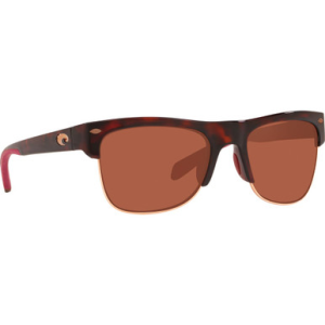 Costa Del Mar Costa Pawleys Rose Tortoise Frame Sunglasses w/ Copper 580P Lenses PW-201-OCP