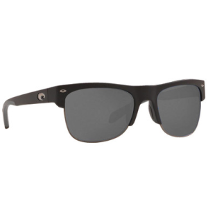 Costa Del Mar Costa Pawleys Matte Black Frame Sunglasses w/ Gray 580P Lenses PW-11-OGP