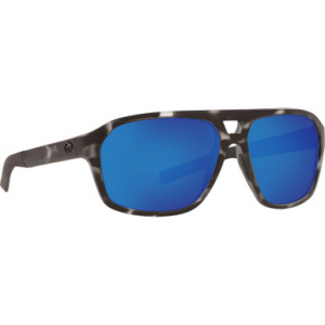 Costa Del Mar Costa Switchfoot Ocearch Matte Tiger Shark Sunglasses w/ Blue Mirror 580P Lenses SWF-140OC-OBMP
