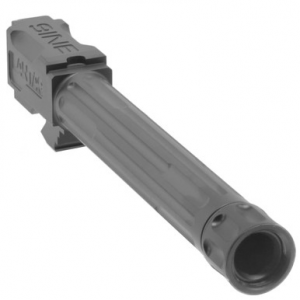 Lantac 9INE Fluted Threaded Black Barrel for G17 01-GB-G17-TH-BLK