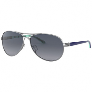 Oakley Feedback Polished Chrome w/Grey Gradient Polarized Lenses OO4079-07
