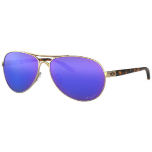 Oakley Feedback Polished Gold w/Violet Iridium Polarized Lenses OO4079-18