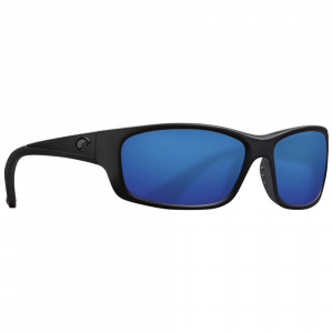 Costa Del Mar Costa Jose Blackout Frame Sunglasses w/Blue Mirror 580G Lenses 06S9023-90231262 in Blue Mirror 580P