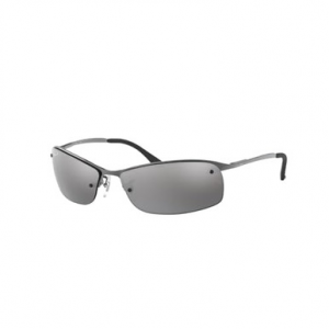 Ray-Ban Gunmetal Grey Mirror Gradient Silver Polar